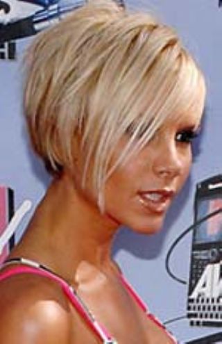david becham hairstyles. short haircut with couple